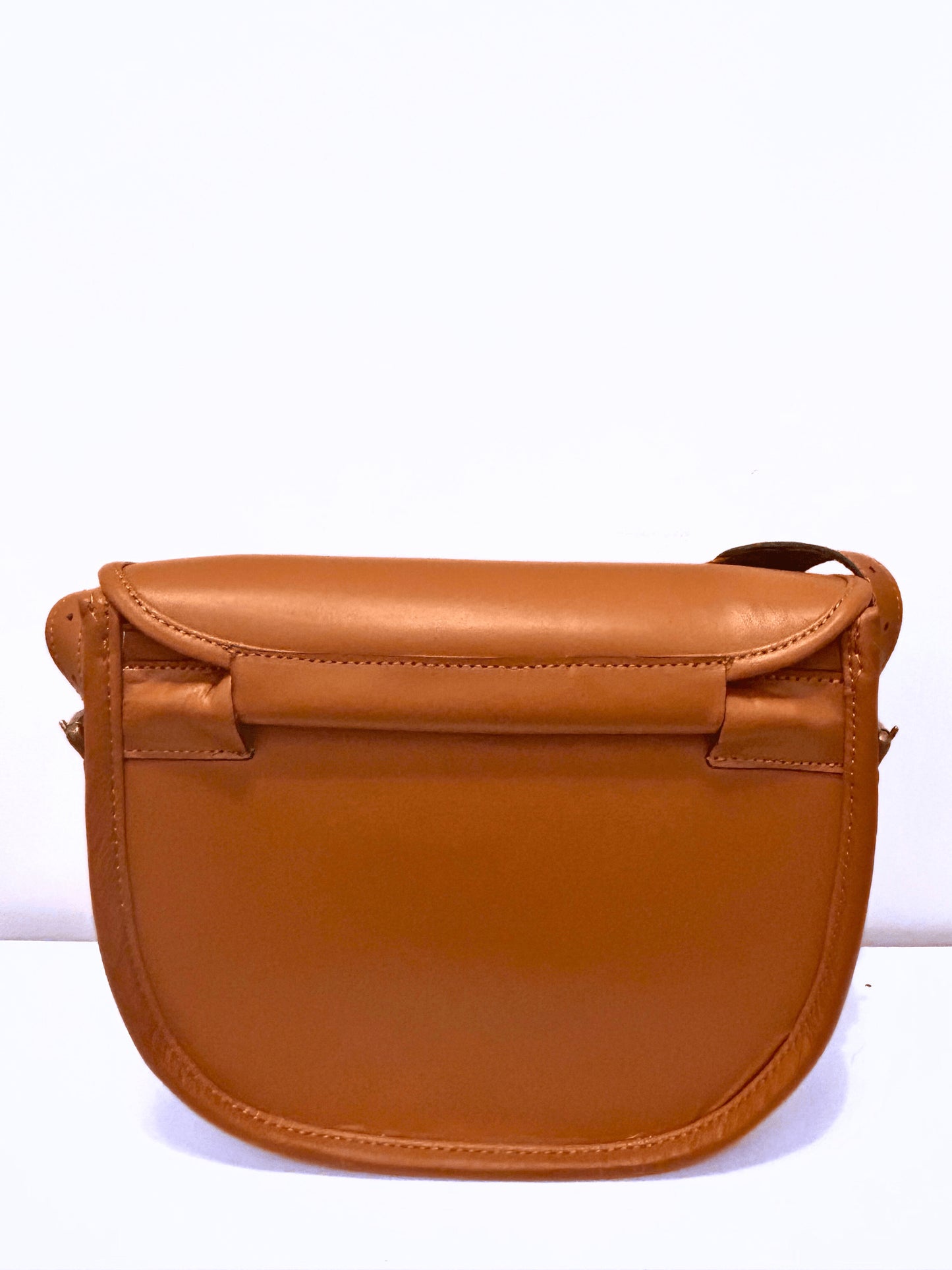Tan leather cartridge bag - 100 shell capacity