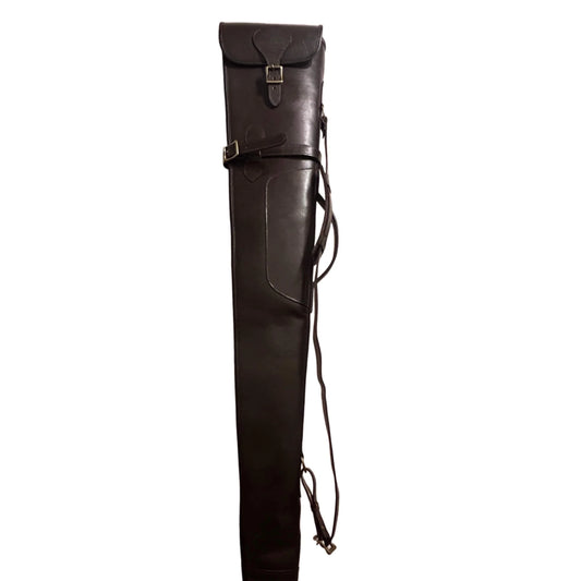 Leather Gun Slip with fold over buckle